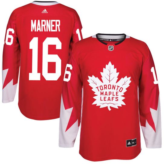 2017 NHL Toronto Maple Leafs Men #16 Mitch Marner red jersey->toronto maple leafs->NHL Jersey